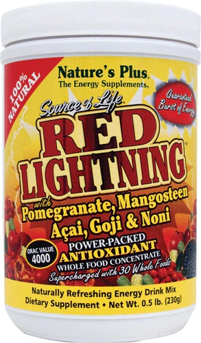 Nature's Plus Source of Life® Red Lightning® Antioxidant Energy Drink -- 0.5 lb