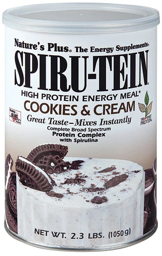 Nature's Plus Spiru-Tein® High Protein Energy Meal Cookies & Cream -- 2.3 lbs