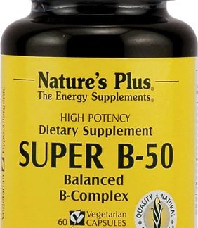 Nature's Plus Super B-50 -- 60 Vegetarian Capsules
