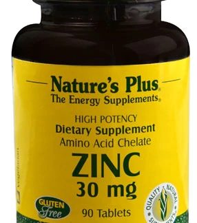 Nature's Plus Zinc -- 30 mg - 90 Tablets