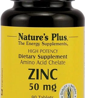 Nature's Plus Zinc -- 50 mg - 90 Tablets
