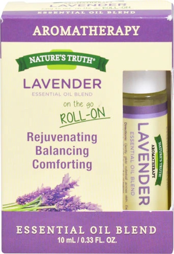 Nature's Truth Roll On Essential Oil Blend Lavender -- 0.33 fl oz