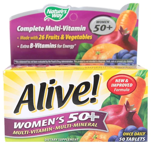 Nature's Way Alive!® Women's 50+ -- 50 Tablets