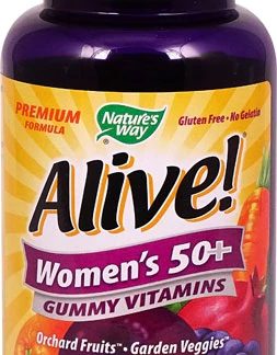 Nature's Way Alive!® Women's 50+ Gummy Vitamins Fruit -- 75 Gummies