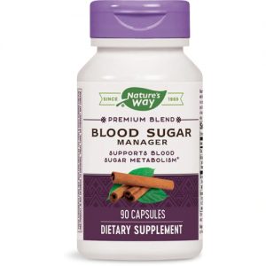 Nature's Way Blood Sugar Metabolism Manager Dietary Supplement -- 90 Capsules