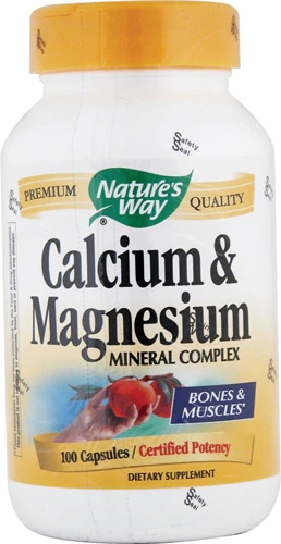 Nature's Way Calcium and Magnesium Mineral Complex -- 100 Capsules