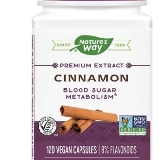 Nature's Way Cinnamon Standardized -- 120 Veg Capsules
