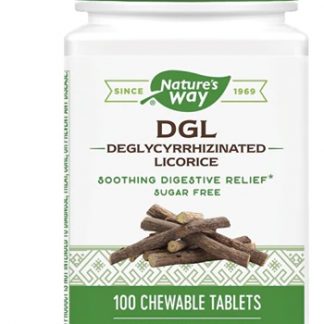 Nature's Way DGL Sugar Free -- 100 Chewable Tablets