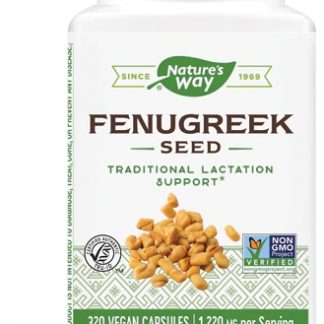 Nature's Way Fenugreek Seed -- 610 mg - 320 Vegetarian Capsules