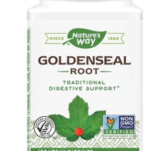 Nature's Way Goldenseal Root -- 1140 mg - 100 Vegan Capsules