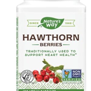 Nature's Way Hawthorn Berries -- 510 mg - 100 Capsules