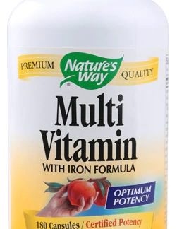 Nature's Way Multivitamin with Iron Formula -- 180 Capsules