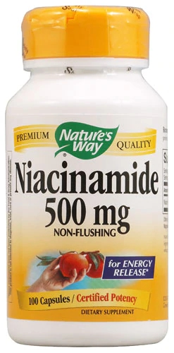 Nature's Way Niacinamide -- 500 mg - 100 Capsules