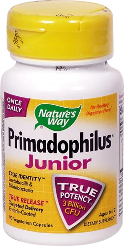 Nature's Way Primadophilus® Junior -- 3 billion CFUs - 90 Vegetable Capsules