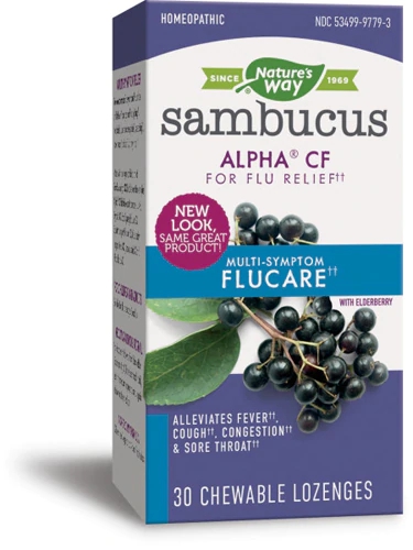 Nature's Way Sambucus Multi-Symptom FluCare -- 30 Chewable Lozenges