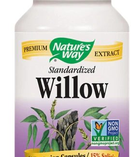 Nature's Way Standardized Willow -- 60 Vegetarian Capsules