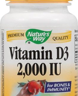 Nature's Way Vitamin D3 -- 50 mcg - 120 Softgels