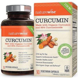 Naturewise Curcumin -- 90 Vegetarian Capsules