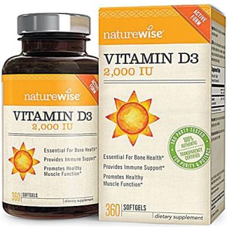 Naturewise Vitamin D3 -- 2000 IU - 360 Solid