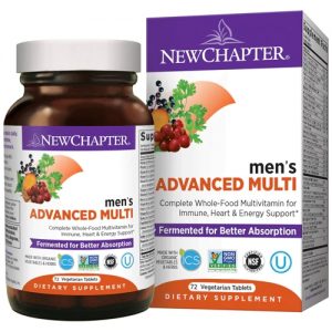 New Chapter Men's Advanced Multi -- 72 Vegetarian Tablets