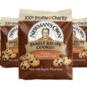 Newman's Own Family Recipe Cookies Orange Chocolate Chip -- 7 oz Each / Pack of 6