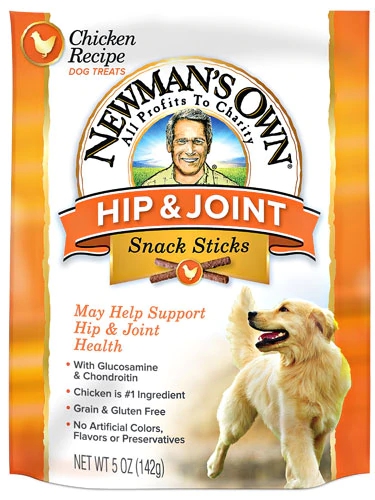 Newman's Own Hip & Joint Snack Sticks Dog Treats Chicken Recipe -- 5 oz