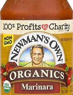 Newman's Own Organics Marinara Pasta Sauce -- 23.5 oz