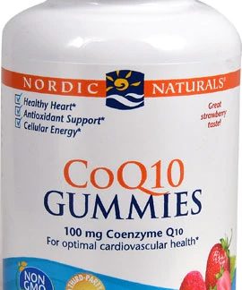 Nordic Naturals CoQ10 Gummies Strawberry -- 100 mg - 60 Gummies