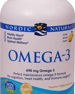 Nordic Naturals Omega-3 Lemon -- 690 mg - 180 Softgels