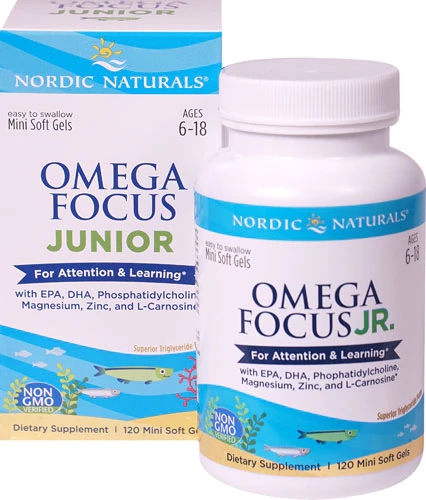 Nordic Naturals Omega Focus Junior -- 120 Mini Softgels