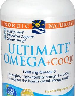 Nordic Naturals Ultimate Omega® plus CoQ10 -- 120 Softgels
