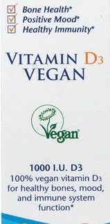 Nordic Naturals Vitamin D3 Vegan -- 1000 IU - 1 fl oz