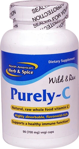 North American Herb & Spice Purely-C -- 700 mg - 90 Veggie Caps