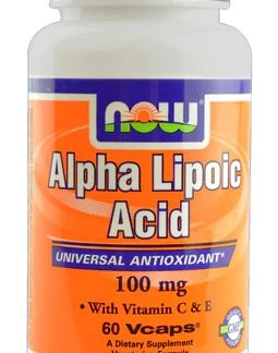 NOW Alpha Lipoic Acid -- 100 mg - 60 Vcaps®