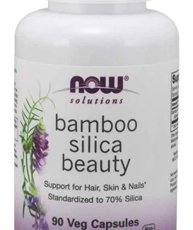 NOW Bamboo Silica Beauty -- 90 Veg Capsules