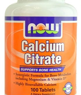 NOW Calcium Citrate -- 100 Tablets