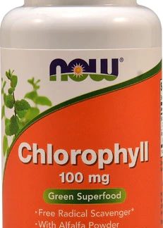 NOW Chlorophyll -- 100 mg - 90 Veg Capsules