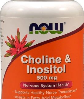 NOW Choline & Inositol -- 100 Veg Capsules