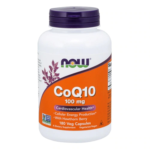 NOW CoQ10 -- 100 mg - 180 Vegetarian Capsules