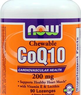 NOW CoQ10 Chewable -- 200 mg - 90 Lozenges