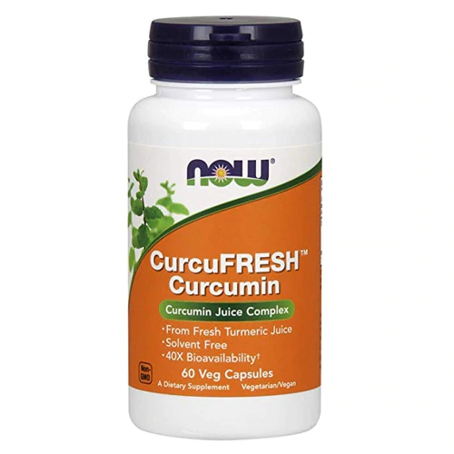 NOW CurcuFresh™ Curcumin -- 60 Veg Capsules