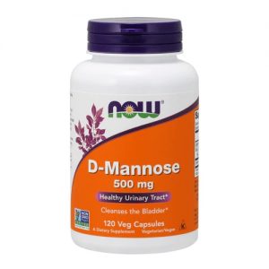 NOW D-Mannose -- 500 mg - 120 Veg Capsules