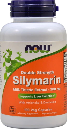 NOW Double Strength Silymarin -- 300 mg - 100 Veg Capsules