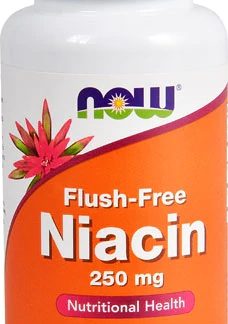 NOW Flush Free Niacin -- 250 mg - 90 Veg Capsules