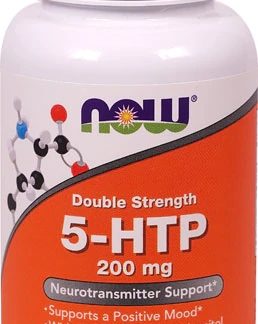 NOW Foods 5-HTP Double Strength -- 200 mg - 120 Vegetarian Capsules