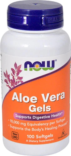 NOW Foods Aloe Vera Gels -- 100 Softgels