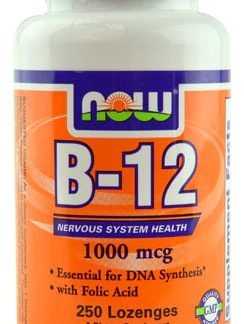 NOW Foods B-12 -- 1000 mcg - 250 Lozenges