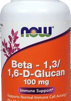 NOW Foods Beta - 1,3/1,6-D-Glucan -- 100 mg - 90 VegCaps