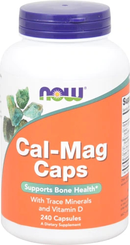 NOW Foods Cal-Mag Caps -- 240 Capsules