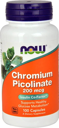 NOW Foods Chromium Picolinate -- 200 mcg - 100 Capsules